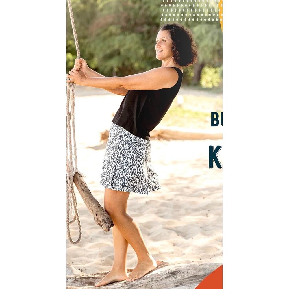 RipSkirt Hawaii Indokat Print Wrap Mini Skirt Size XL - Picture 11 of 11
